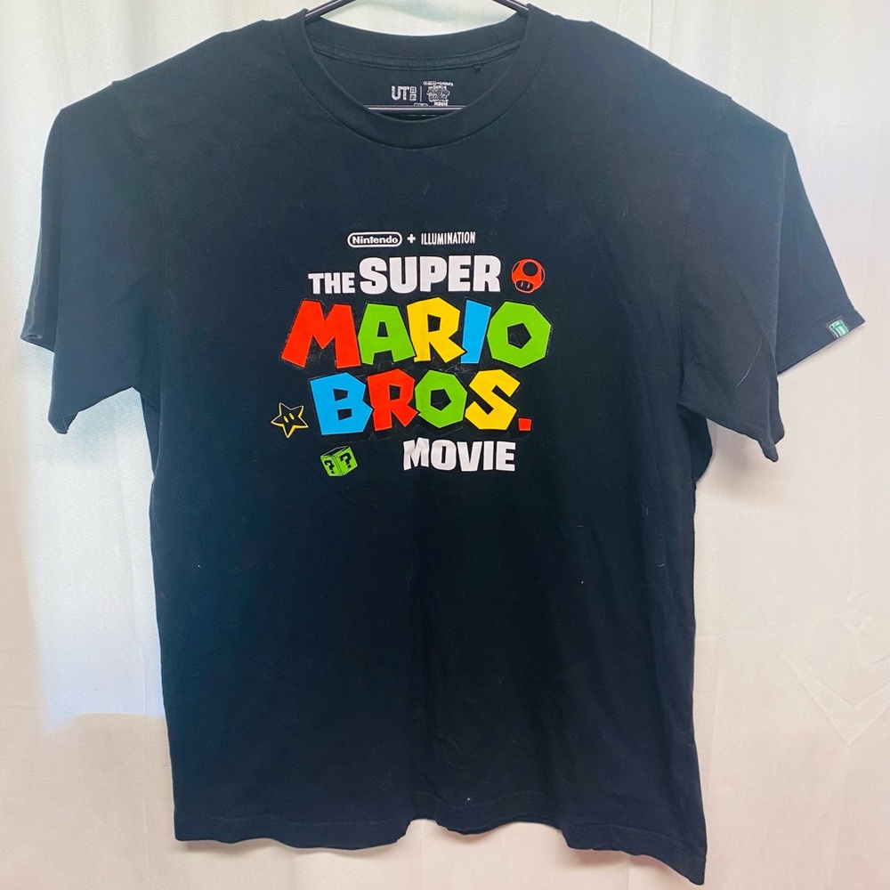 Nintendo Black Super Mario Bros. Movie T-Shirt